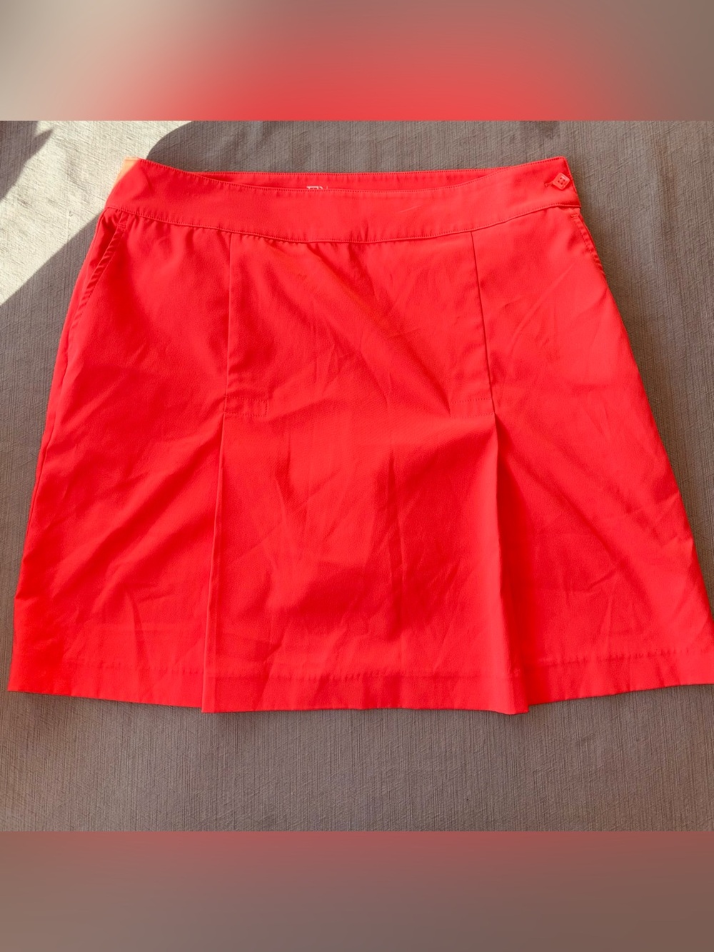 Women’s EP New York Neon Orange Golf Skort - 6 Lightweight Performance Shorts